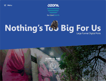 Tablet Screenshot of ozoneprints.com